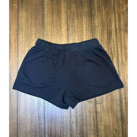 Nike Sportswear Shorts Women's MEDIUM Black Club Fleece Relaxed Mid Rise 3" - Picture 3 of 3